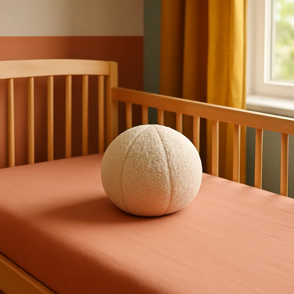 Декоративная подушка Seasons Мяч ø30 см цвет кремовый STLM-2050914 - Вид №3