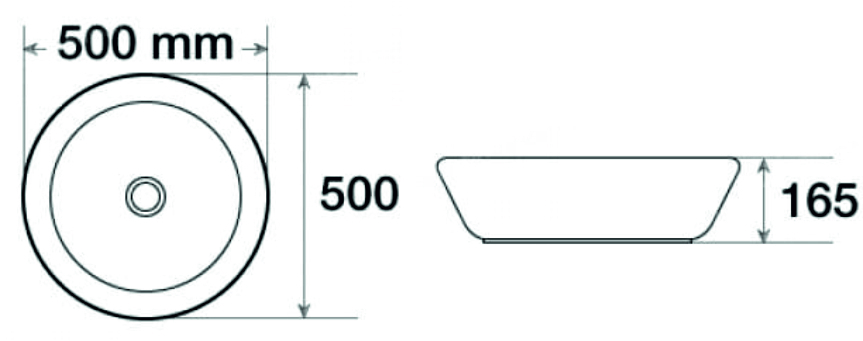 Раковина чаша SL-1064 SANTILINE  - Вид №1