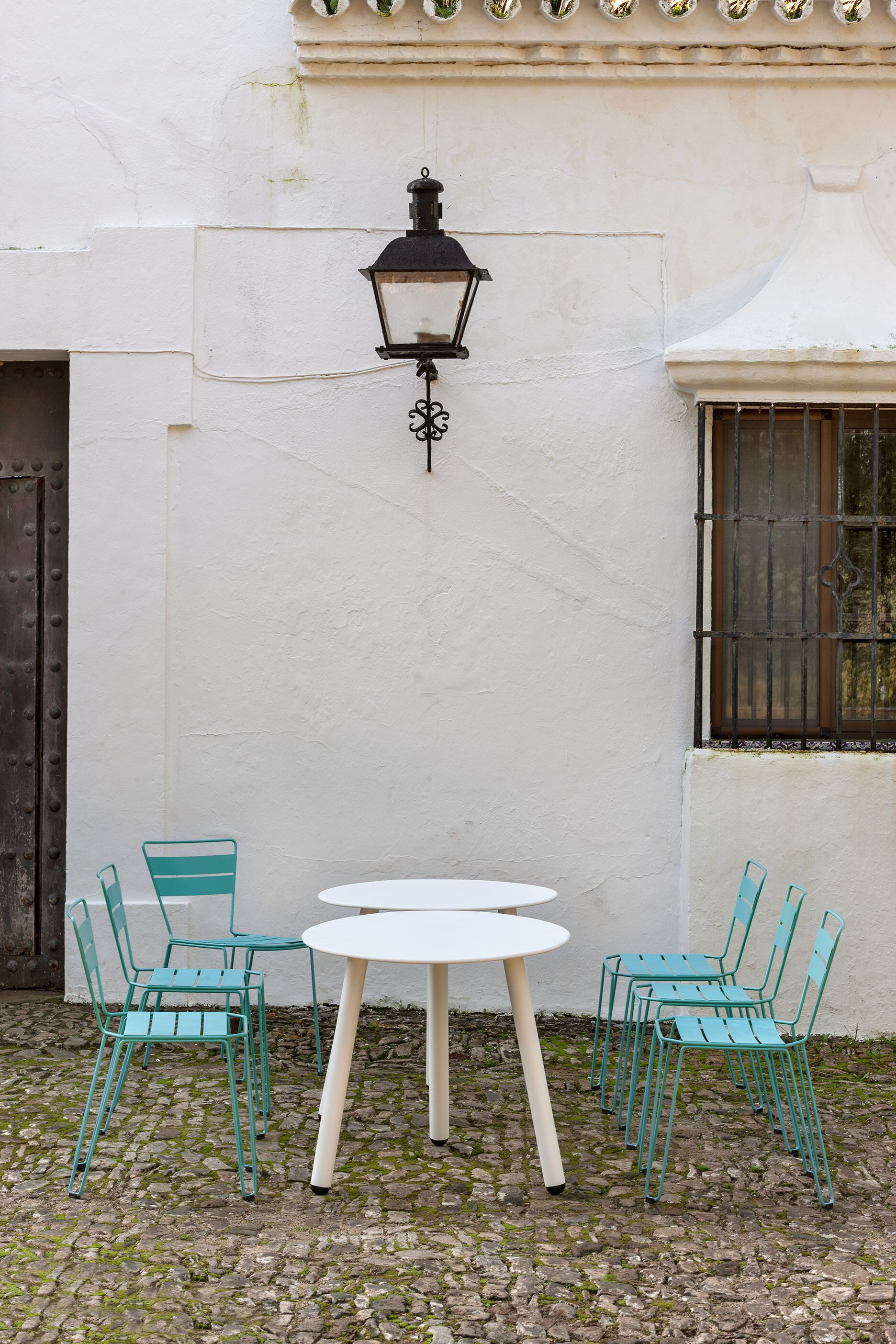 Стальной садовый стул с подлокотниками iSimar Майорка ARCH-00026710 - Вид №2