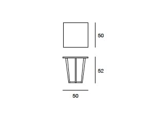Квадратный журнальный столик с мраморной столешницей Pacini & Cappellini City ARCH-00102270 - Вид №3