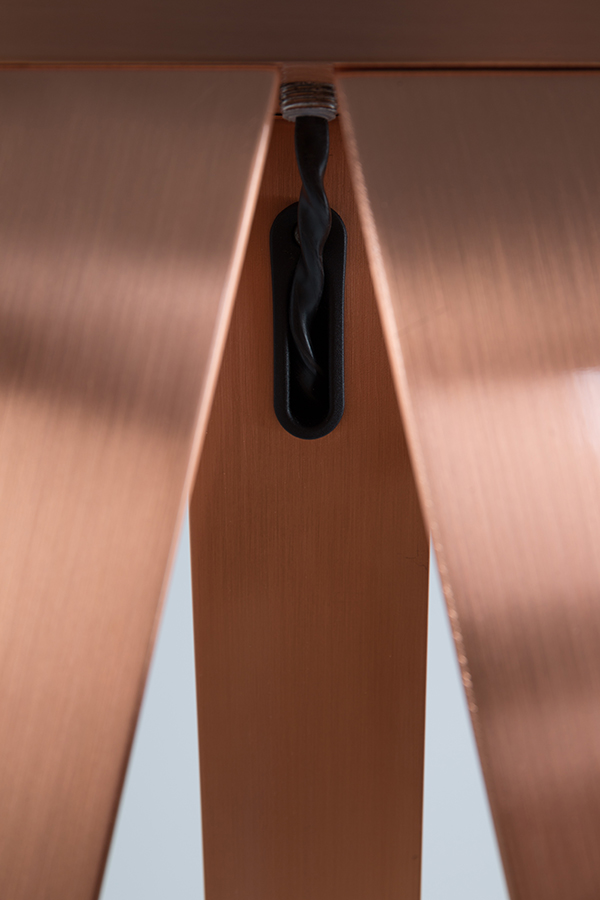 Лампа напольная Tripod Copper, белая Zuiver 5100054 - Вид №3