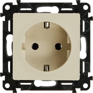 Розетка Legrand Valena life 2 контакта с заземлением цвет слоновая кость 82169344 STLM-2120396