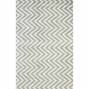Ковер Zig Zag серый 160х230 DOLLY CAPRETS ДИЗАЙНЕРСКИЕ, ЗИГ ЗАГ 015200 Белый;серый