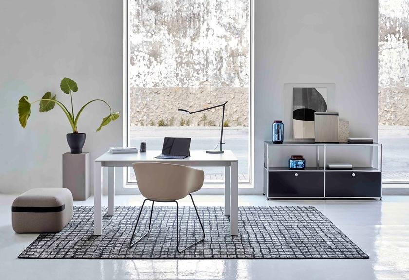 GAN Прямоугольный шерстяной коврик ручной работы с геометрическими мотивами Hand knotted sun-id-1430445 - Вид №6