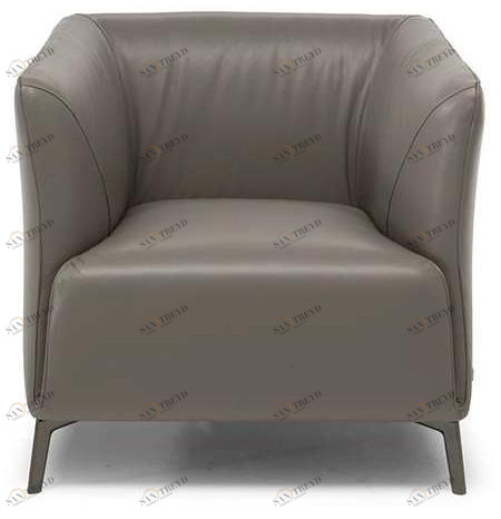 Natuzzi Кожаное кресло Club с подлокотниками sun-id-1431354