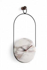 095642 Часы мрамор Calacatta Gold - черный Nomon Eslabon