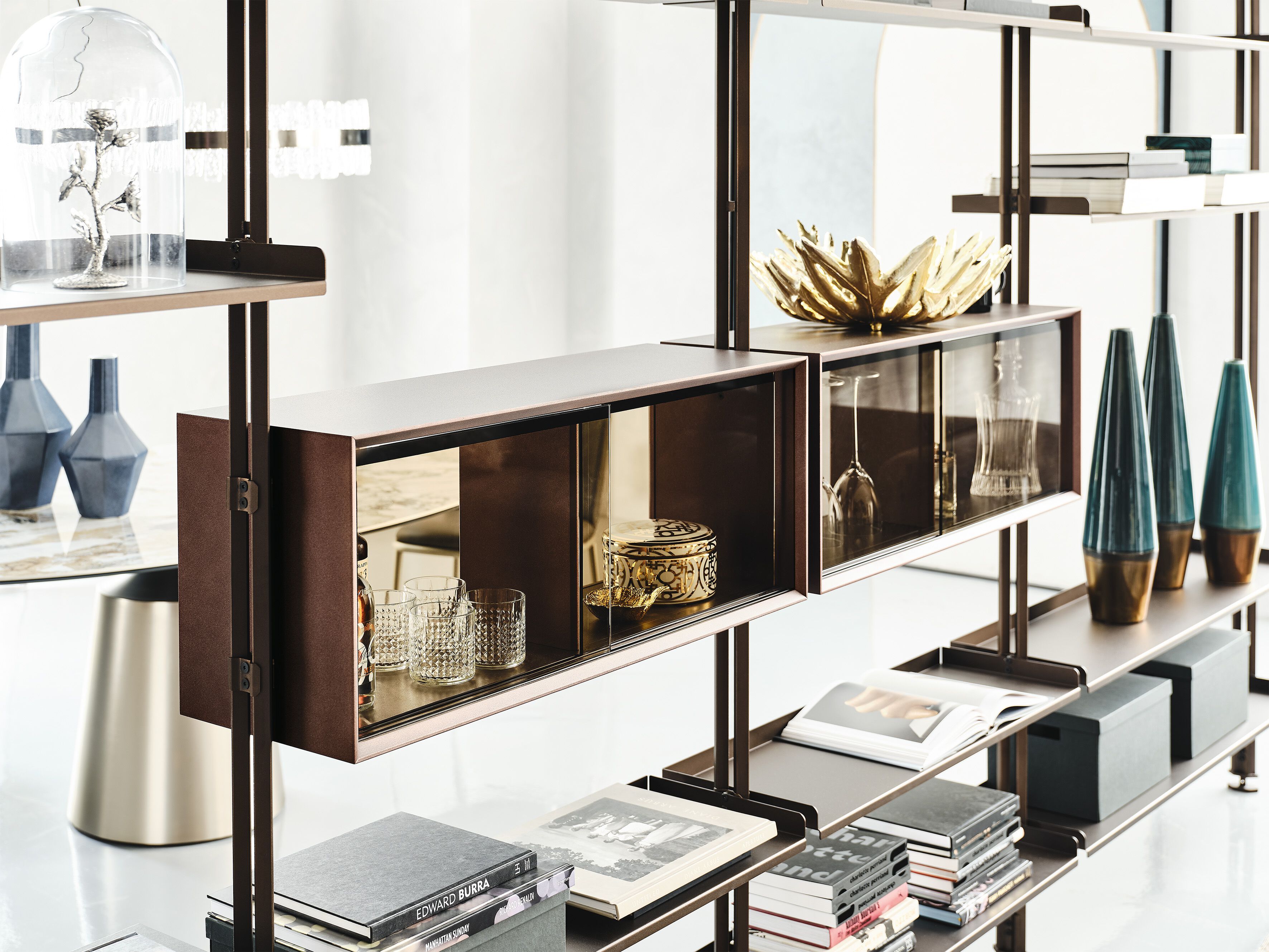 Секционный книжный шкаф Cattelan italia FREEWAY ARCH-00137140 - Вид №1