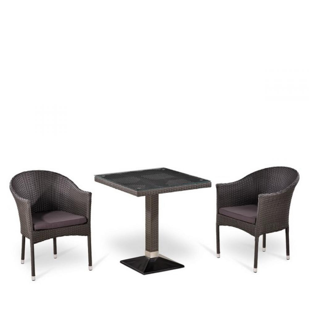 T505SWT/Y350W-W2390 Brown 2Pcs Комплект плетеной мебели Afina 