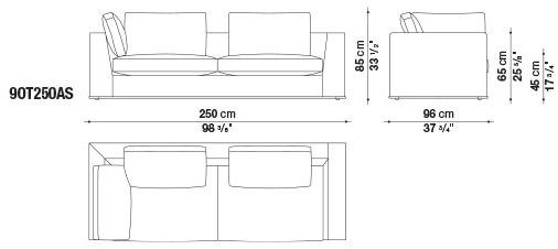 Maxalto Диван из ткани Otium sun-id-1372446 - Вид №14