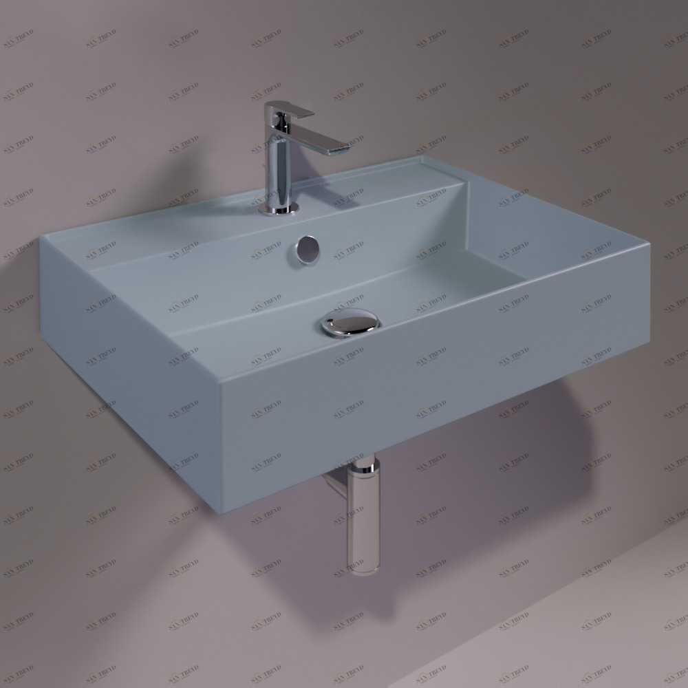 AG61TELAMATT Подвесная раковина настенная прямоугольная Simas Agile