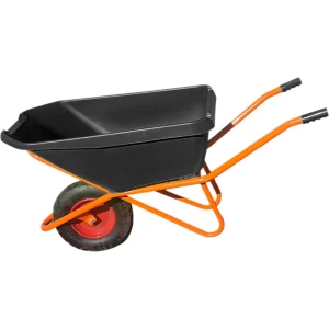 Тачка садовая Павловская Заря пневматическое колесо v100 л