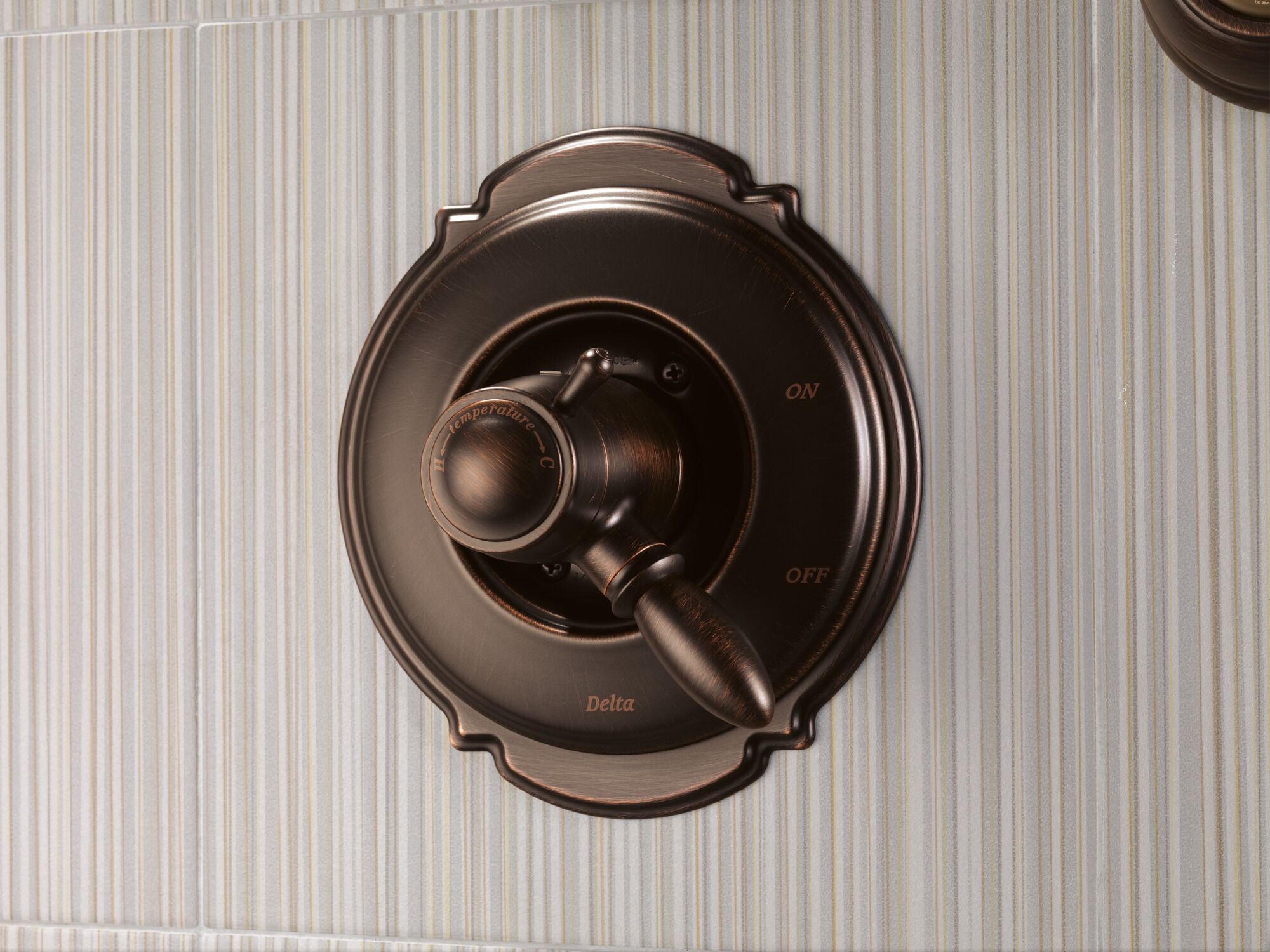 T17T055-RB Трим только для клапана серии TempAssure® 17T Delta Faucet Victorian Венецианская бронза - Вид №14