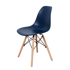 91988664 Кухонный стул Derstuhl Wood 45x82x45 см полипропилен цвет темно-синий STLM-1432790