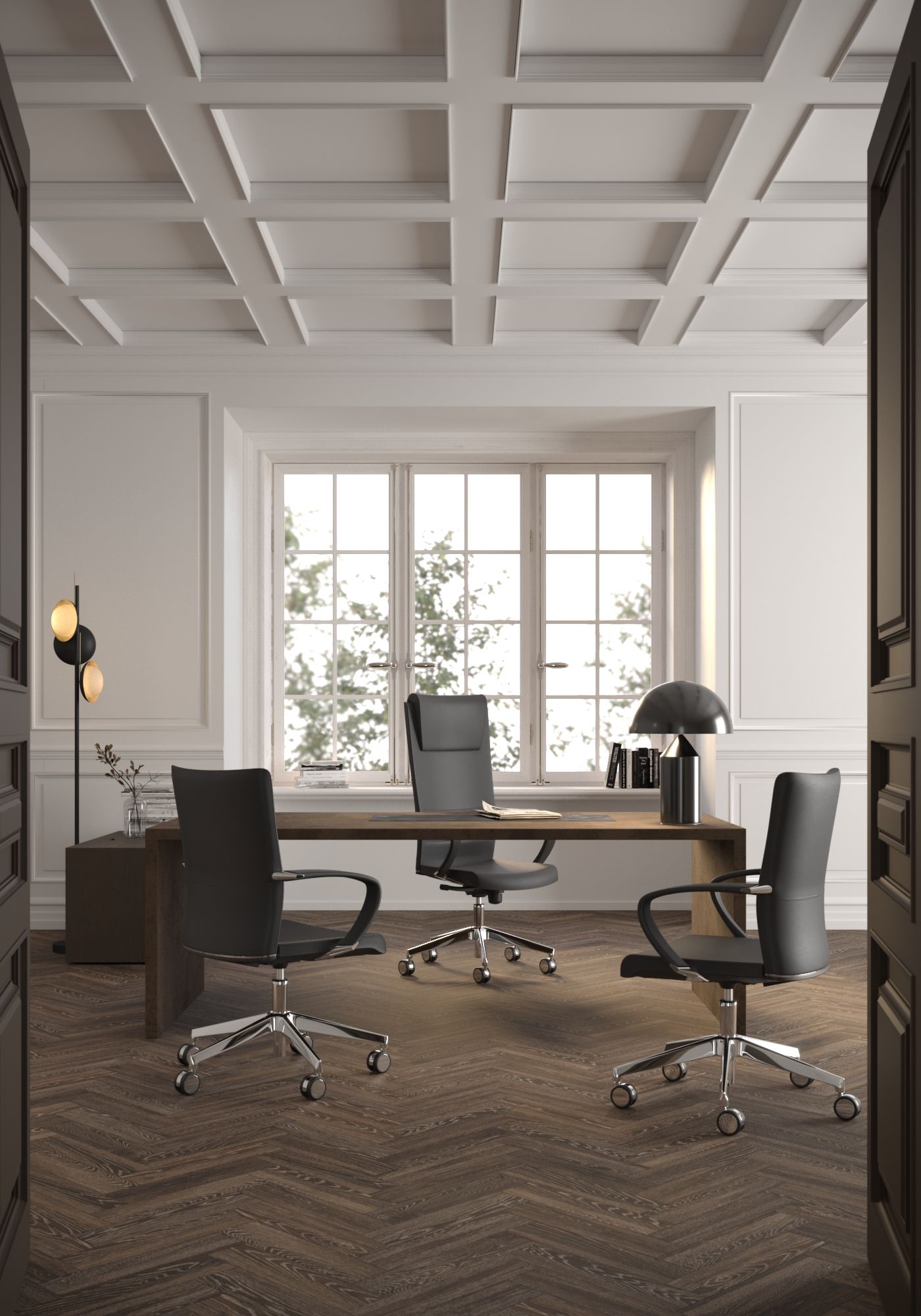 Регулируемое по высоте офисное кресло с подлокотниками Kastel ARCH-00131396 - Вид №1