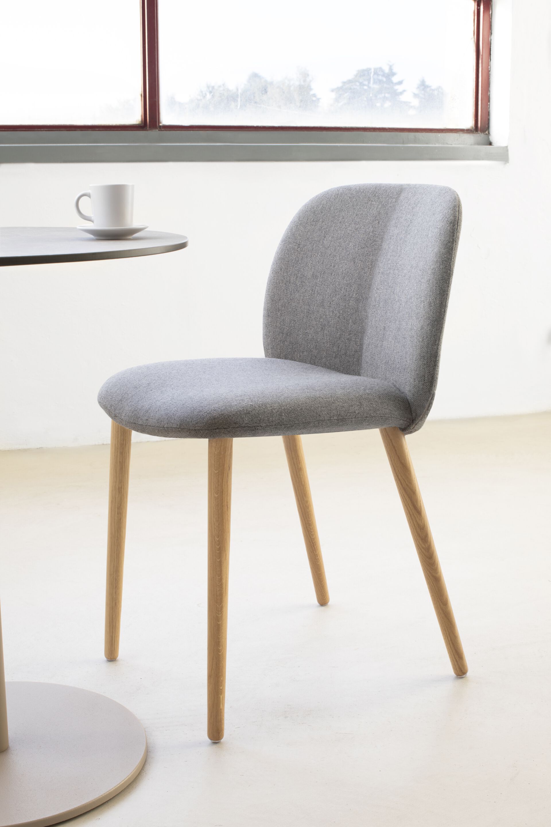 Тканевый мягкий стул с деревянными ножками S-CAB Mentha ARCH-00093747 - Вид №8