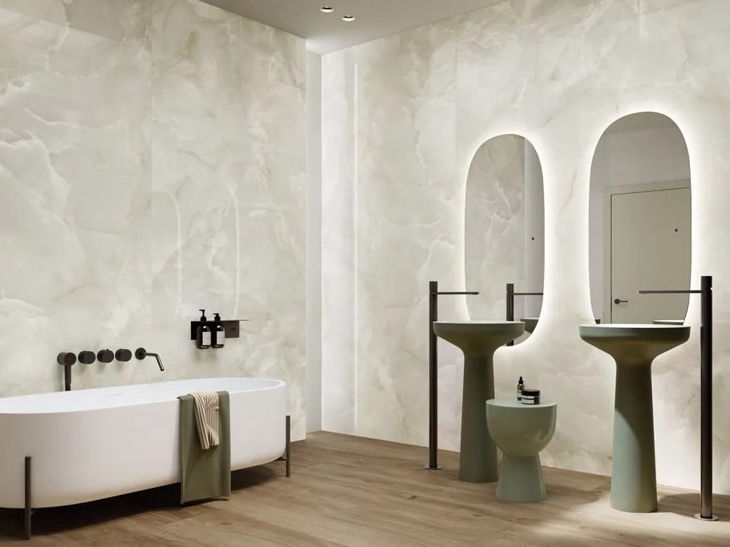 Пол / керамогранит с мраморным эффектом CERAMICA FONDOVALLE Infinito 2.0 ARCH-00021223