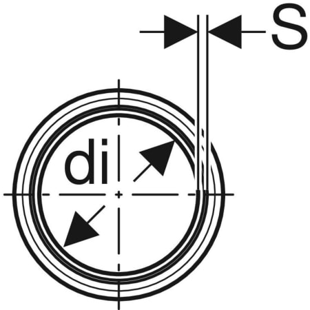 393.211.14.1 Труба Geberit Silent-Pro с двумя раструбными муфтами Geberit  - Вид №3