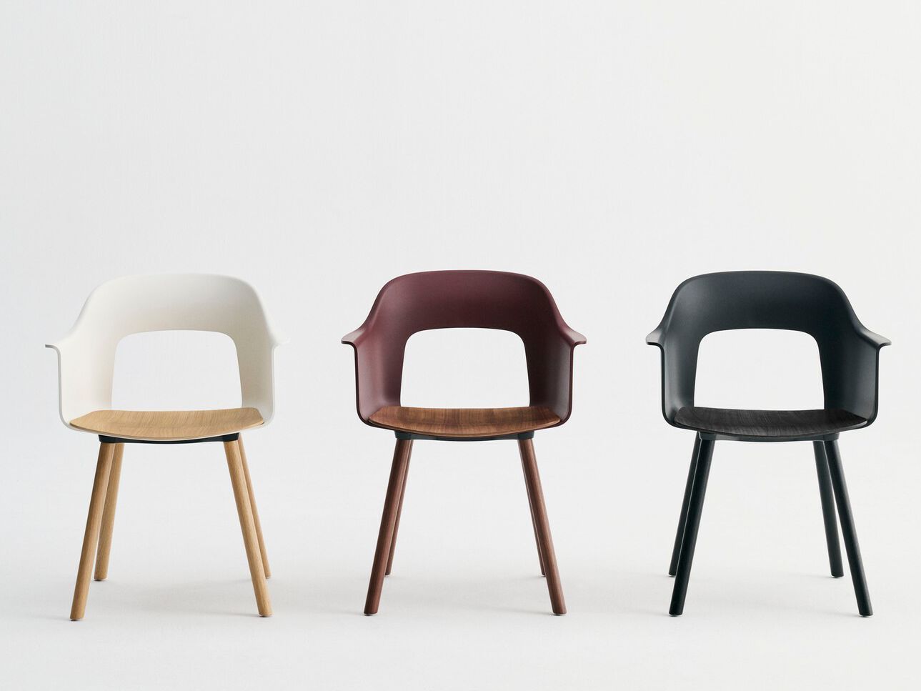 Стул с мягким сиденьем с подлокотниками Hay макет ARCH-00123440 - Вид №9