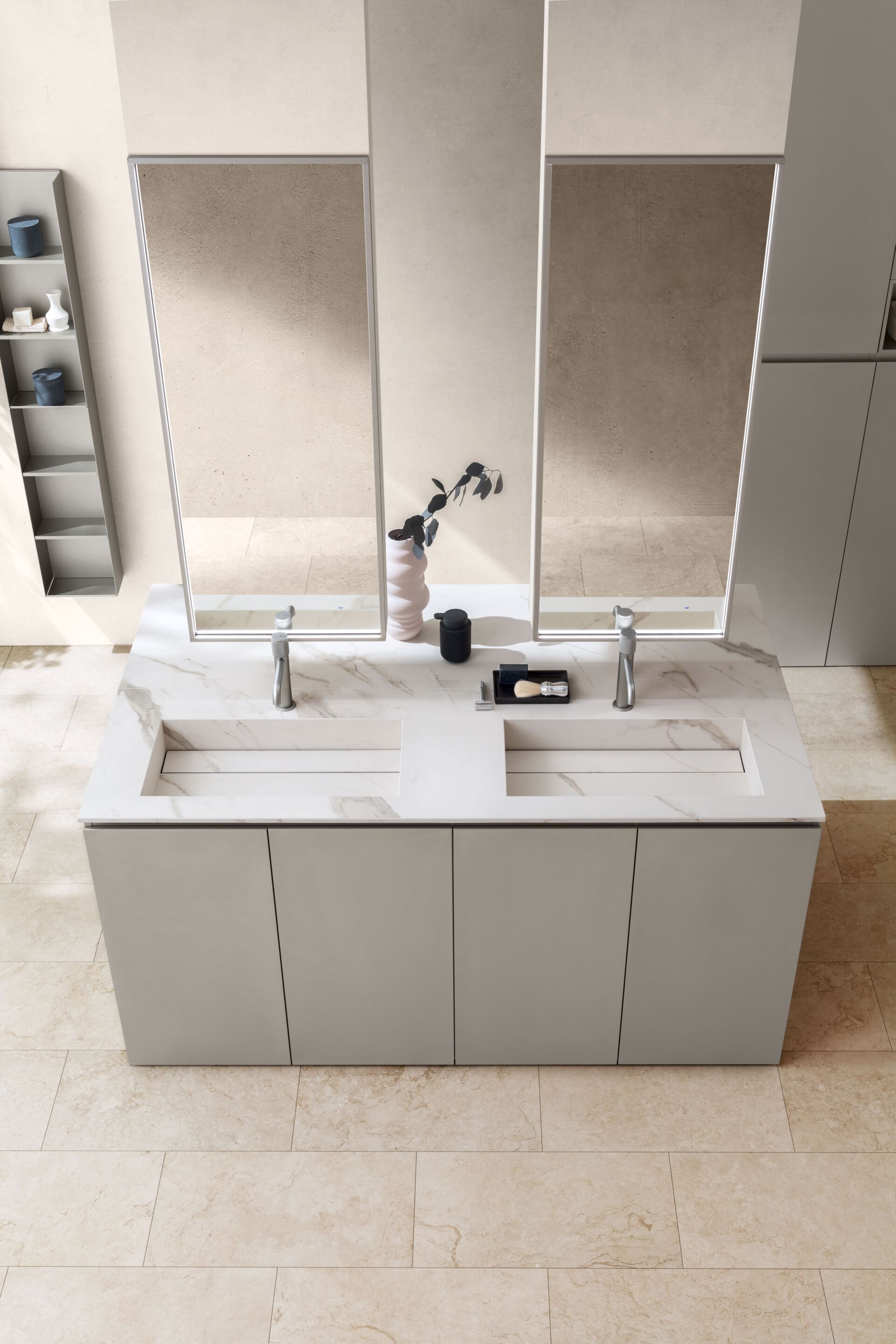 Напольная раковина из матового лака metal ARBLU Dress System ARCH-00065153 - Вид №1