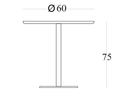 Круглый стол из ясеня SIPA One ARCH-00107329 - Вид №6