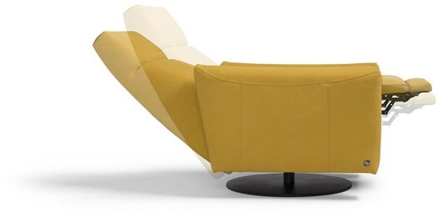 Egoitaliano Поворотное кожаное кресло с откидной спинкой sun-id-1467182 - Вид №5