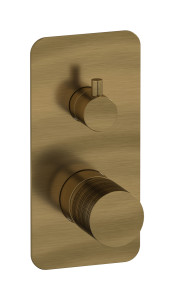 Внешние части встроенного в стену смесителя на 3 потребителя WE ARE IB vn200cs Modern Bronze Vinile