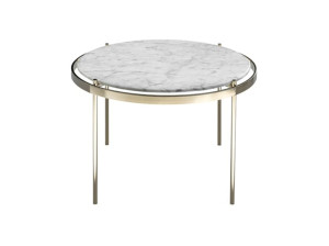 Мраморный круглый журнальный столик