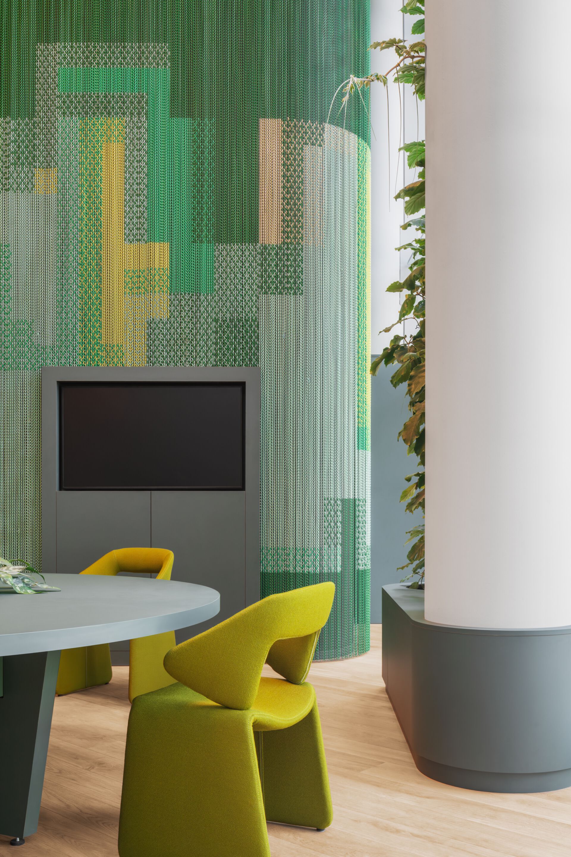 Алюминиевая проволочная палатка Kriskadecor WALLCOVERING - LOBBY E ARCH-00150452 - Вид №7