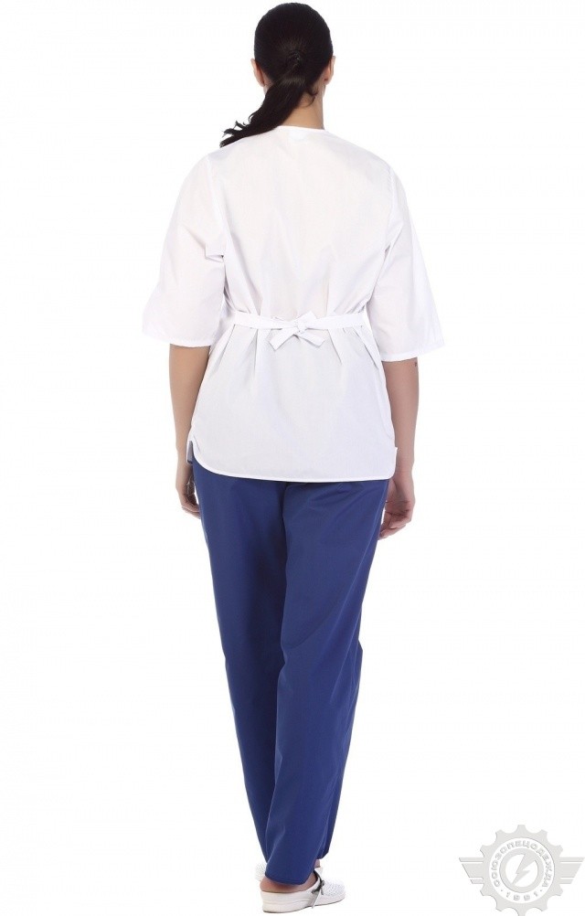 66199 Куртка "Сервис" белая  Медицинская одежда  размер 62/158-164 Спецодежда  - Вид №11