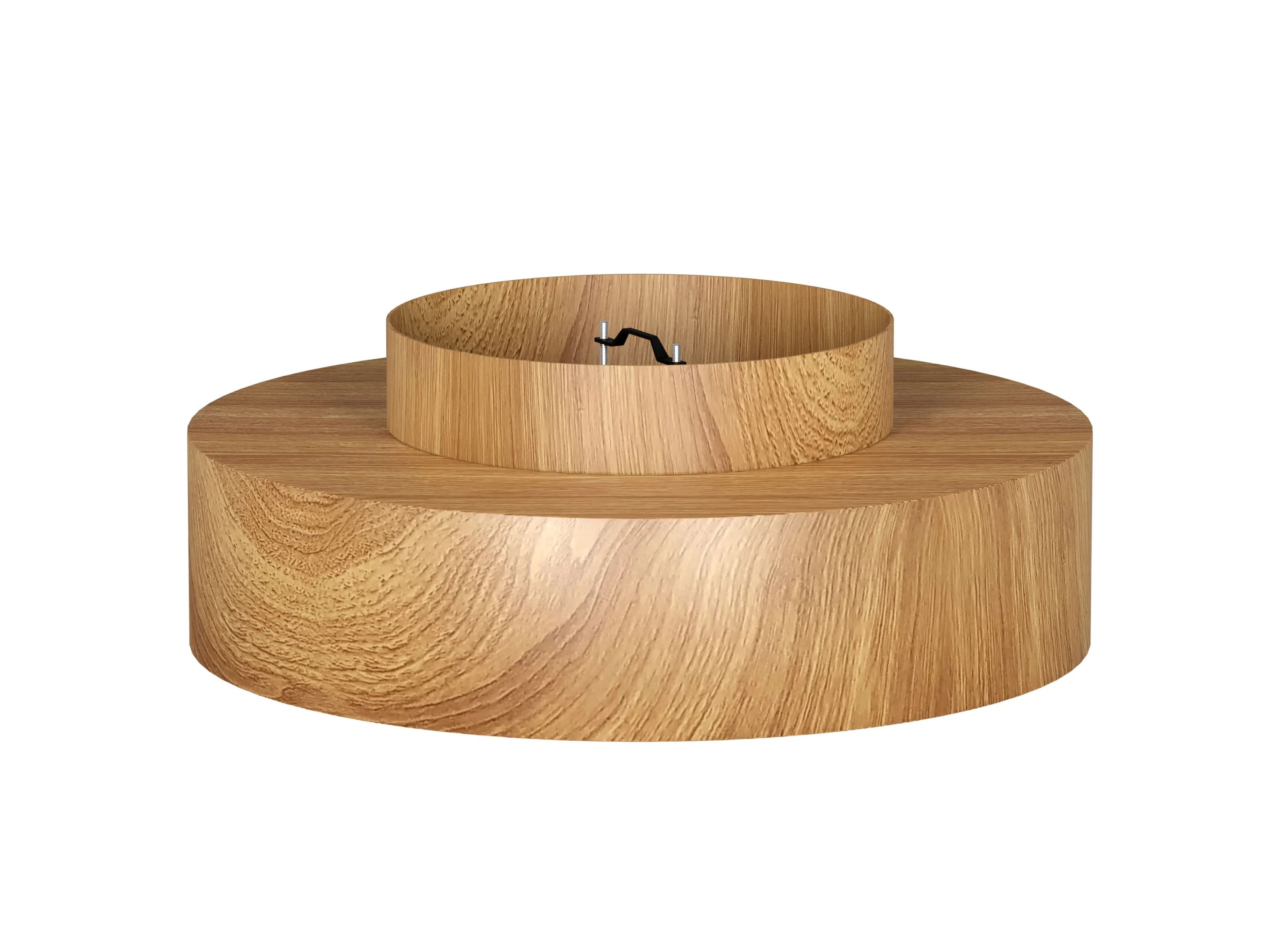 Светодиодный потолочный светильник с эффектом дерева Valaisin Grönlund дуб ARCH-00108585 - Вид №3