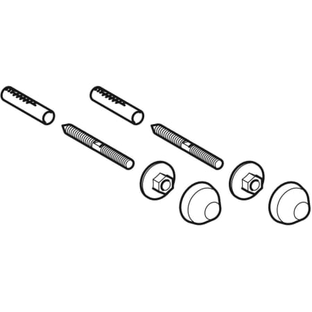 521011000 Крепеж Geberit для писсуара Geberit  - Вид №1