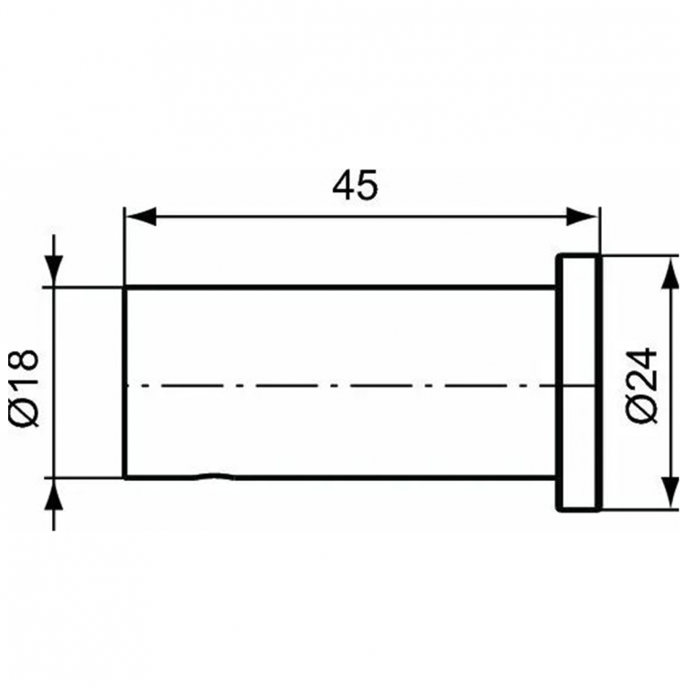 N1380AA Одинарный крючок Ideal Standard CONNECT - Вид №2