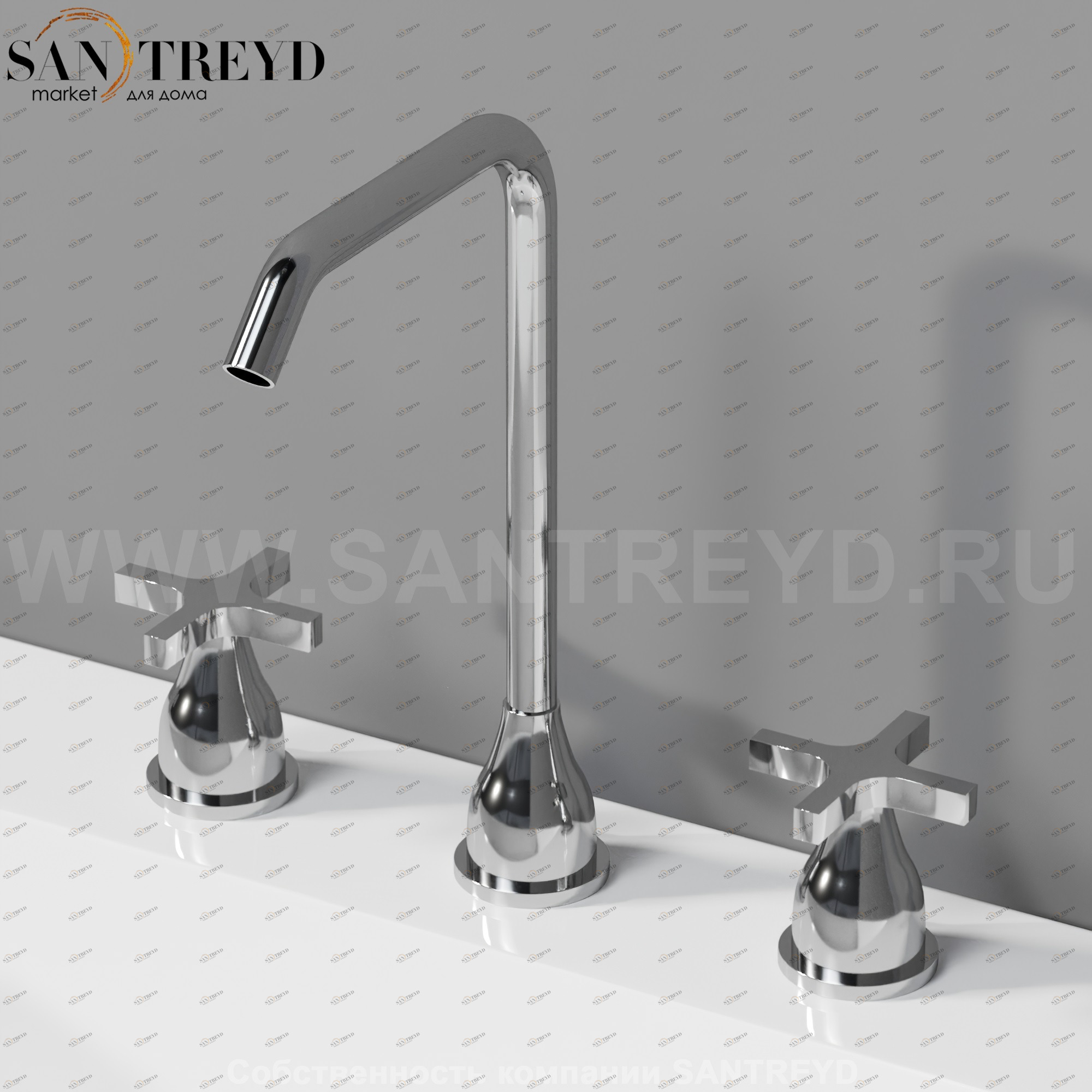 Смеситель AMEM315S MEMORY для раковины хромированный Agape