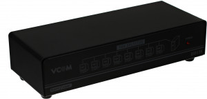 VDS8017 Разветвитель vga 1->8-port (vga15m+8vga15f)+б.п. <> VCOM