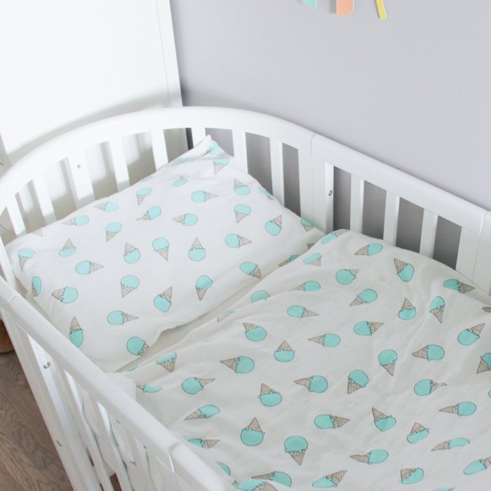 Комплект детского постельного белья Ice Cream VAMVIGVAM  282084 Белый;голубой Santreyd  - Вид №7