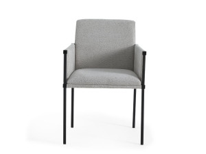 Мягкий тканевый стул с подлокотниками