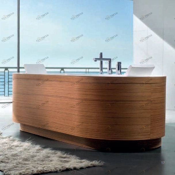 Ванна свободно стоящая с аэромассажем Yuma Art 180 см Karolitalia BLUBLEUYUMAARTBLUAIR180