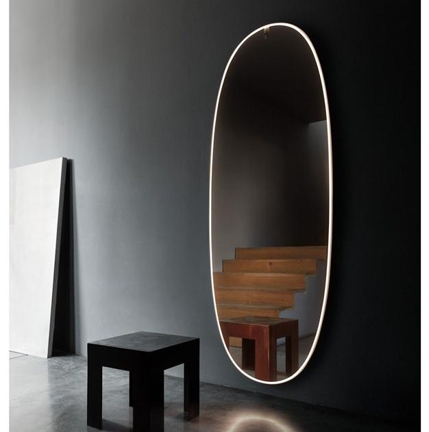 Flos Овальное зеркало со встроенной настенной подсветкой sun-id-1348419 - Вид №1