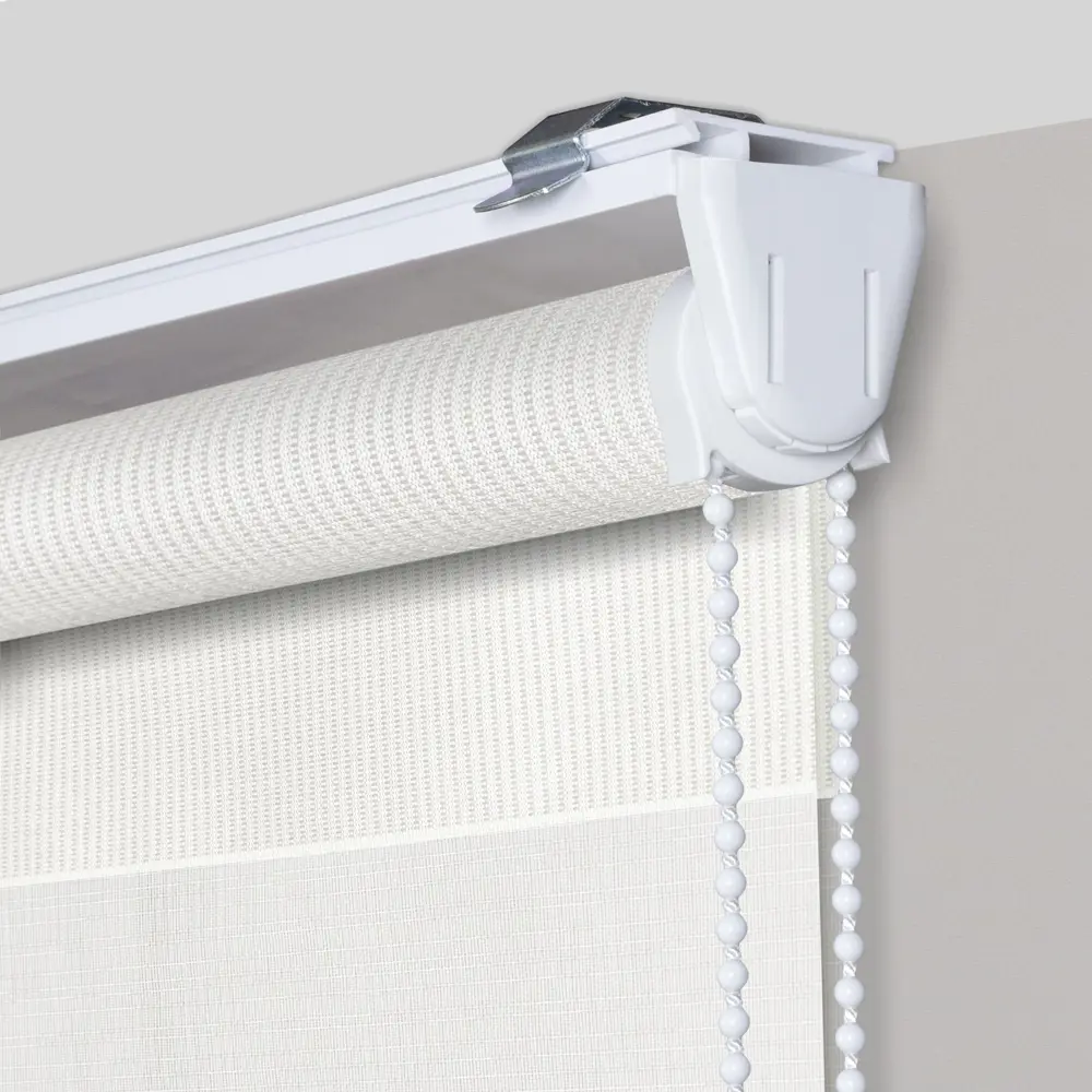 Штора рулонная день-ночь Петер 100x160 см экрю MIAMOZA Промо 2025 STLM-2109500 - Вид №1