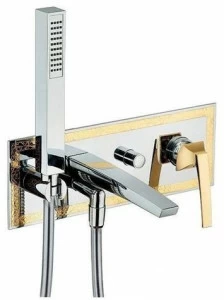 Rubinetterie Frattini Смеситель для ванны однорычажный с душем встраиваемый Luce suite