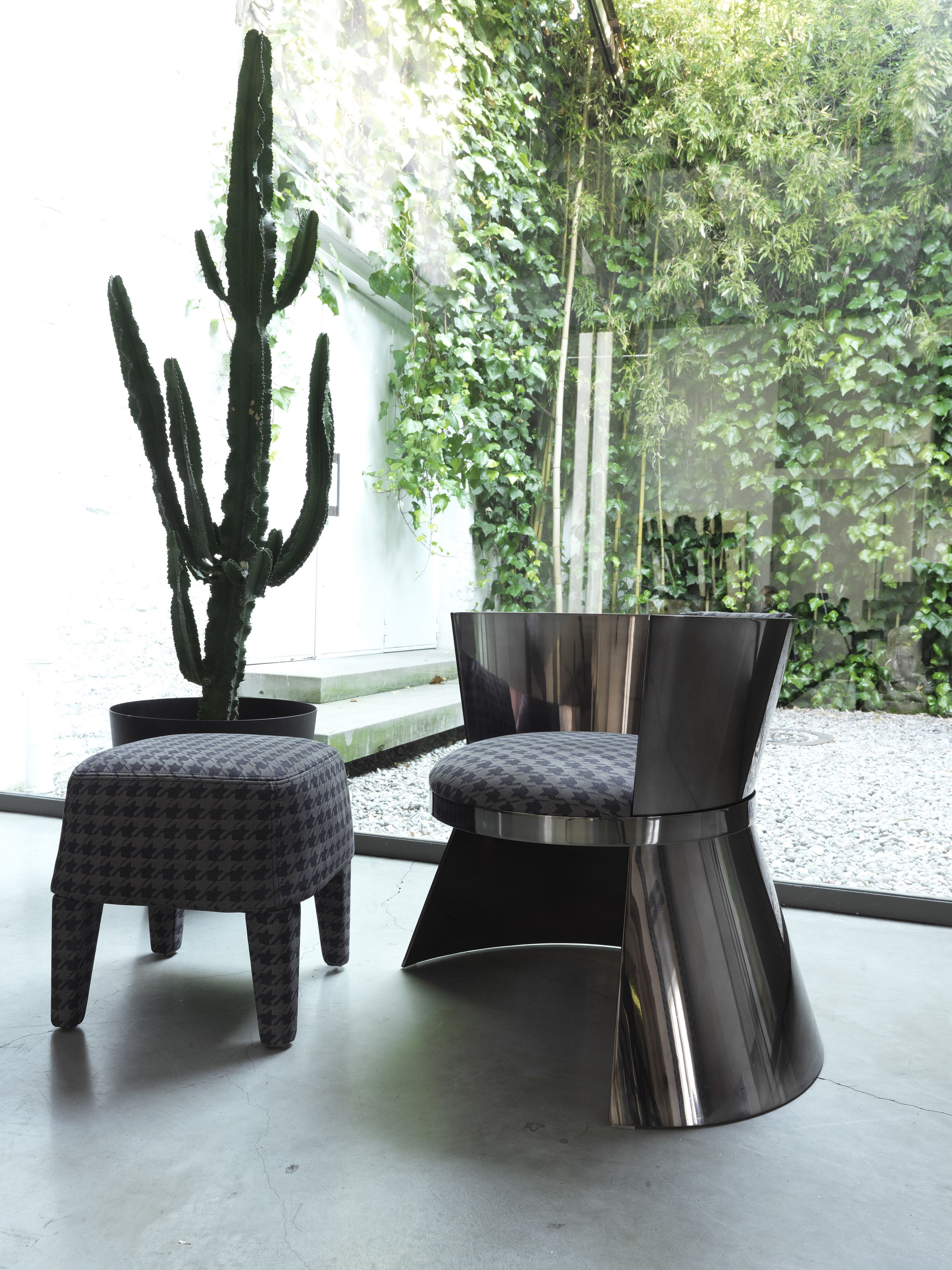 Кожаное кресло с подлокотниками Gianfranco Ferré Home Pearl ARCH-00121051 - Вид №3