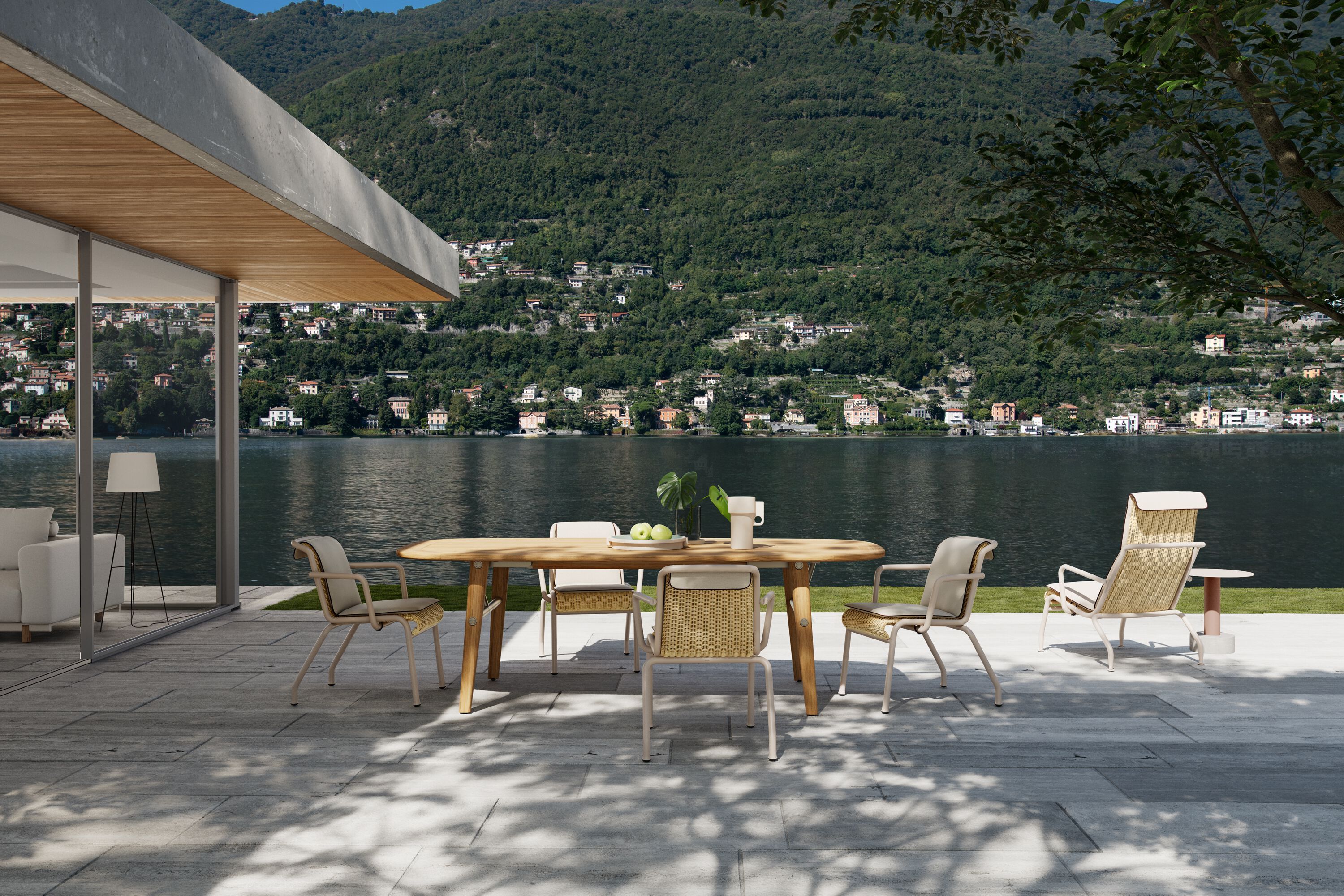 Складной садовый стол из тикового дерева Kettal Eolias ARCH-00033268 - Вид №3