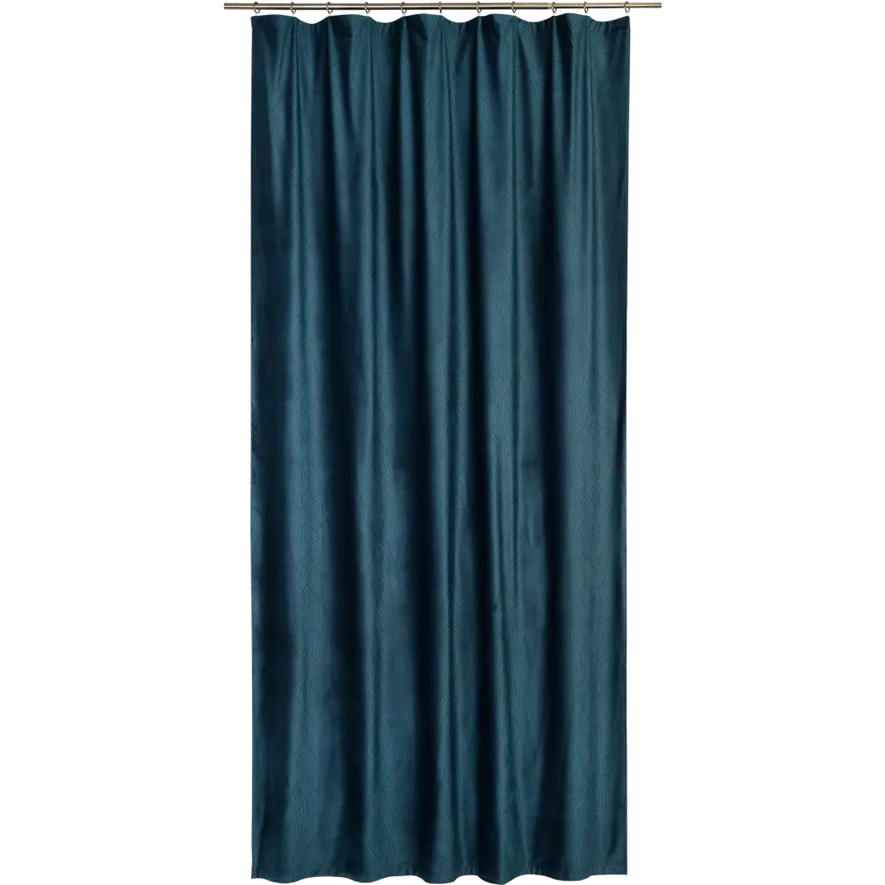 Штора на ленте Ночь 160x280 см цвет синий GARDEN STLM-2149624