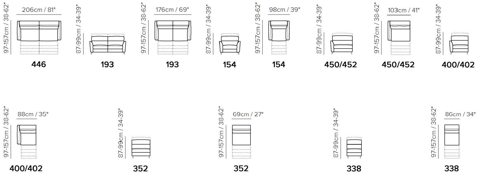 Natuzzi 2-местный диван-кровать из ткани Stan sun-id-1481433 - Вид №5