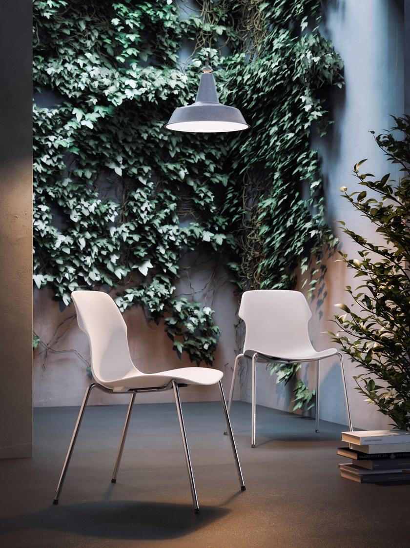 Casamania & Horm Штабелируемый стул из полипропилена Stereo sun-id-1443345 - Вид №7