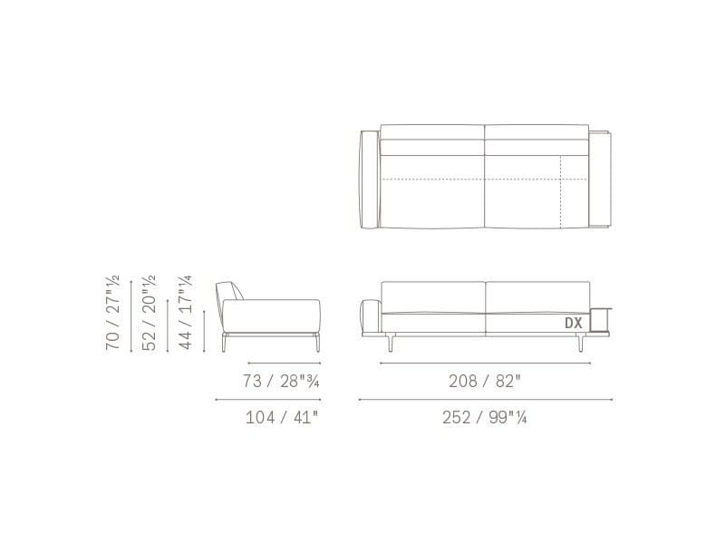 Ткань диван Poltrona Frau коллекция-диваны и кресла ARCH-00009449 - Вид №29