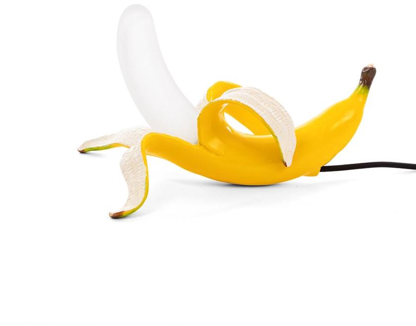 Seletti Светодиодная настольная лампа из смолы и стекла Banana lamp yellow sun-id-1434474 - Вид №1