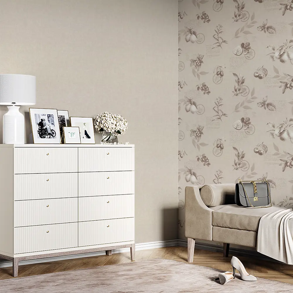 Флизелиновые обои Palitra Planet Paprika в бежевых тонах для элегантного интерьера 89352153 STLM-0827911 - Вид №3