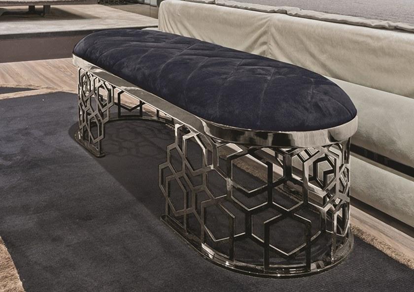 Longhi Мягкая кожаная скамейка Loveluxe 2016 – vanity collection X 430 - Вид №1