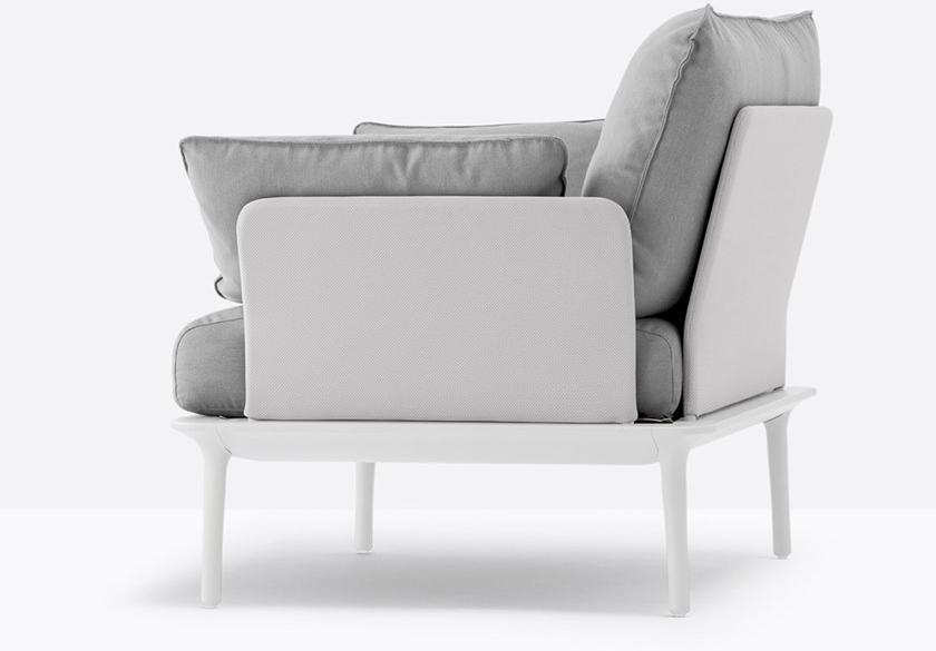 Pedrali Садовое кресло с подлокотниками, обитое тканью Reva Reva_p - Вид №4